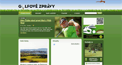 Desktop Screenshot of golfovezpravy.cz