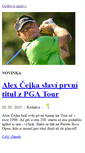 Mobile Screenshot of golfovezpravy.cz